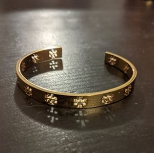 Tory Burch gold cuff bracelet